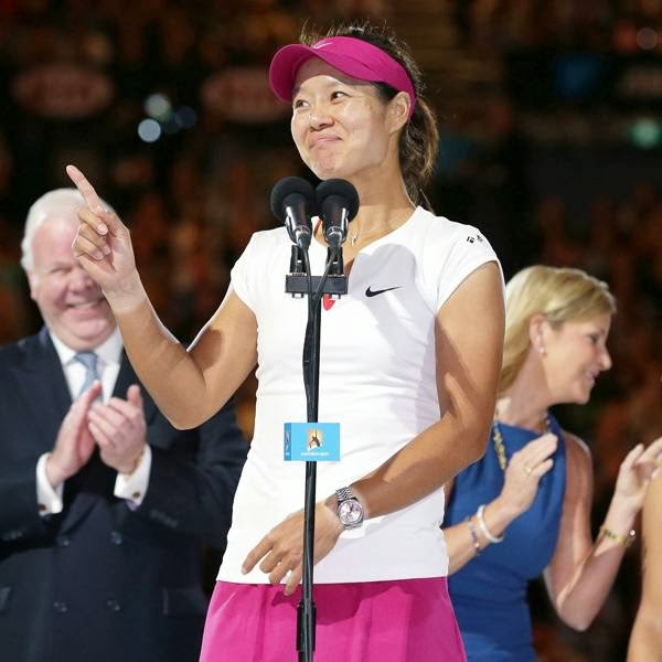  The Chinese star also joins an exclusive list of just seven other players to win a Grand Slam at 30-plus, with her name now in the history books alongside greats such as Martina Navratilova, Billie Jean King, Chris Evert and Serena Williams. 