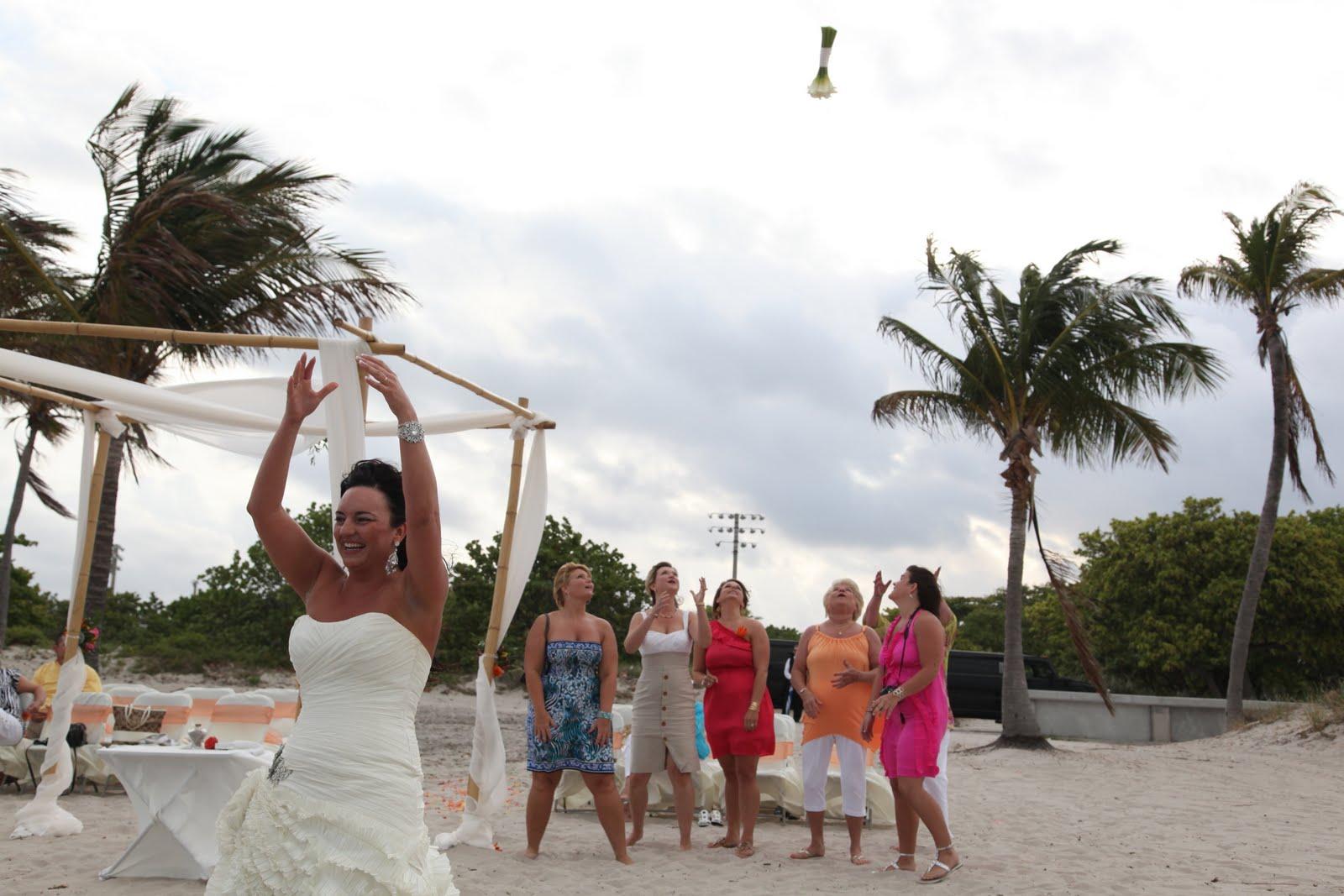 Hot Pink and Orange Wedding