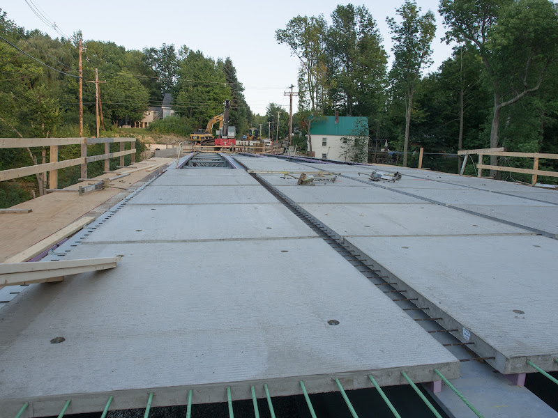 Decking in place