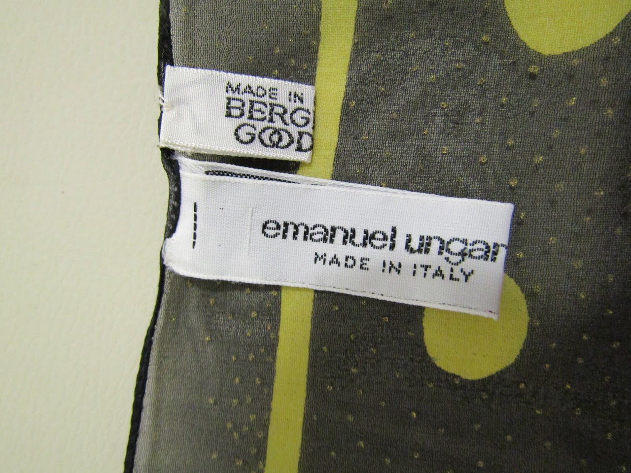 Emanuel Ungaro Polka Dot Scarf Trio