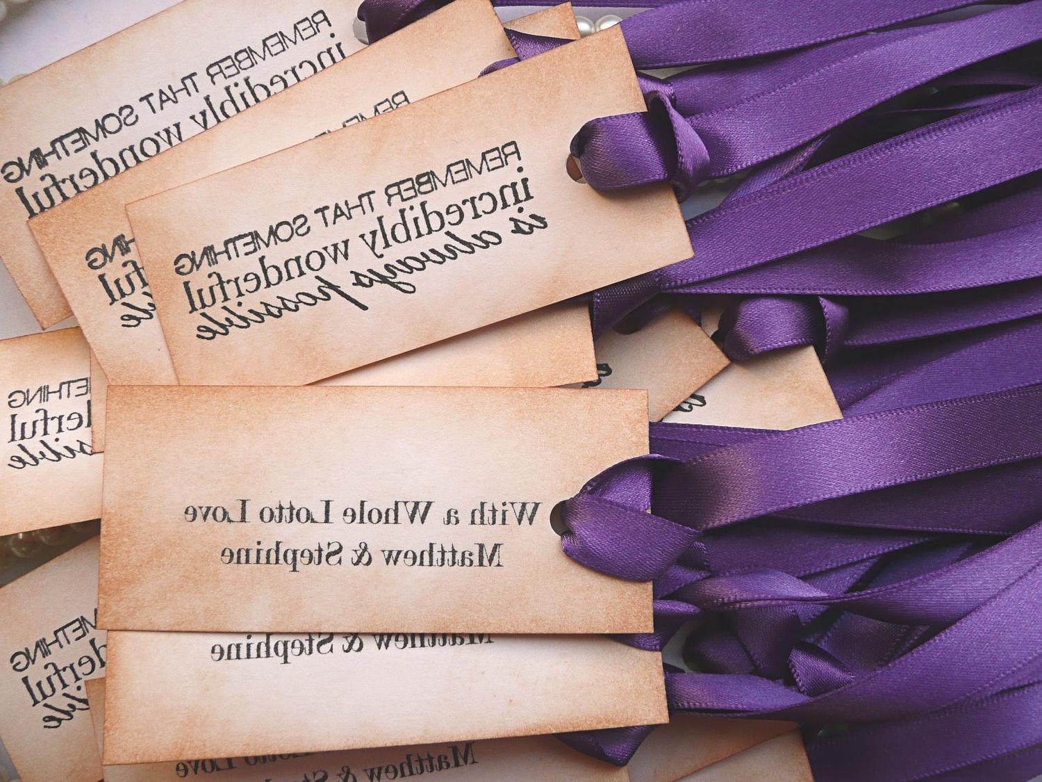 50 Purple Wedding Favor