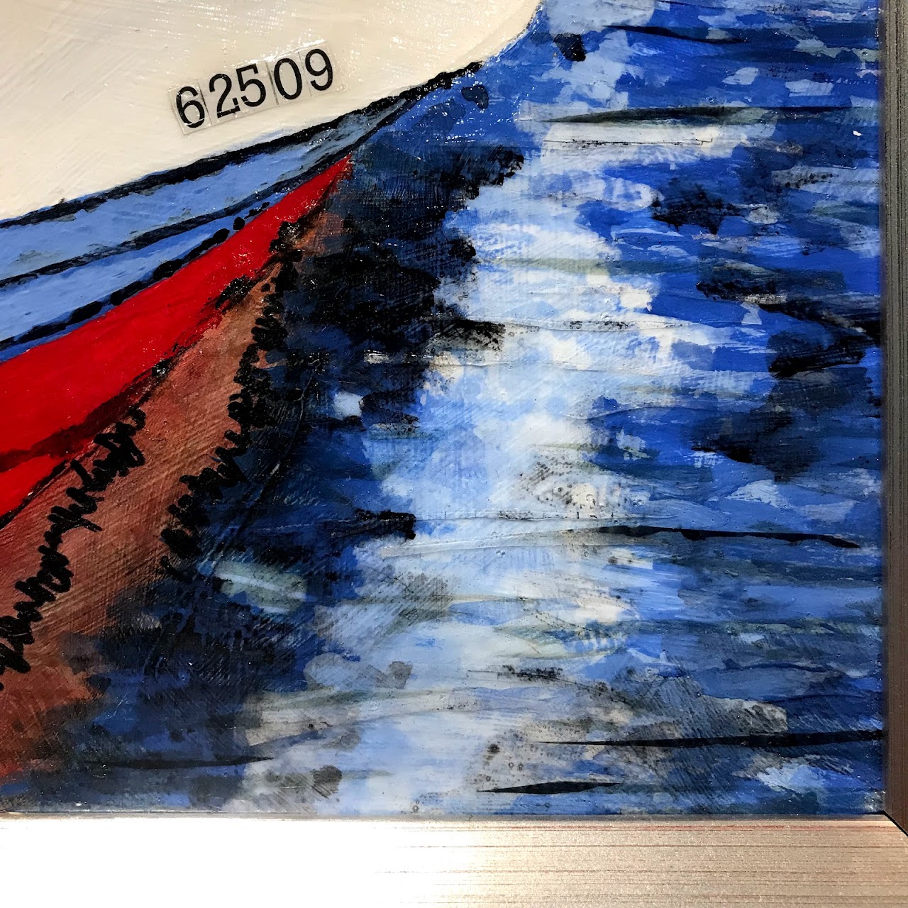 Contemporary Stylized Boat Painting