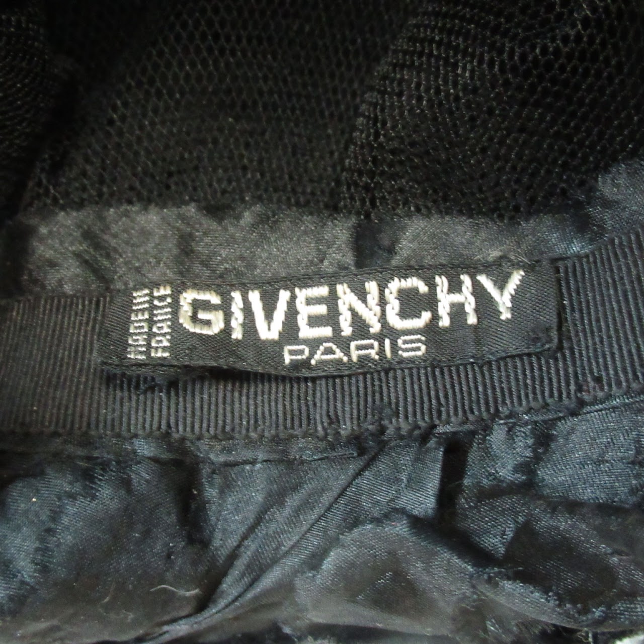 Givenchy Vintage Silk and Feather Hat