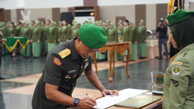 Tongkat Kepemimpinan Danrem 052/Wijayakrama Diserahterimakan