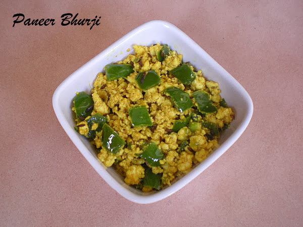 Paneer Bhurji(No onion ,No garlic )Recipe