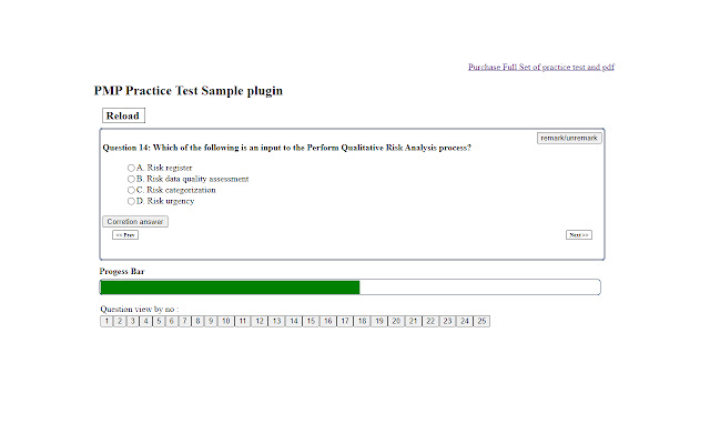 PMP exam prep plugin chrome extension