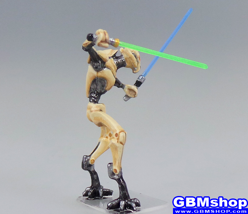 star wars miniature Imperial Assault General Grievous, Scourge of the Jedi #10 Galaxy at War Star Wars Minis Custom Customize and Painting