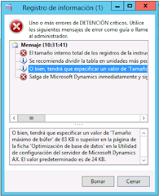 Ax Notes Maximum Buffer Size Problemo