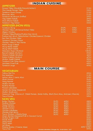 Halki Aanch menu 4