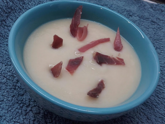 Vichyssoise Con Jamón Serrano (y Poca Nata)
