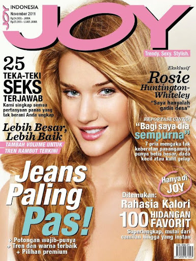 Rosie Huntington-Whiteley, portada de Joy Indonesia