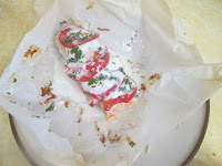 Papillote de saumon au boursin