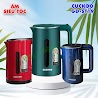 Bình Đun Nước Siêu Tốc Công Suất 1500W Đun Sôi Cực Nhanh, Dung Tích 2.5L, 2 Lớp Cách Nhiệt An Toàn