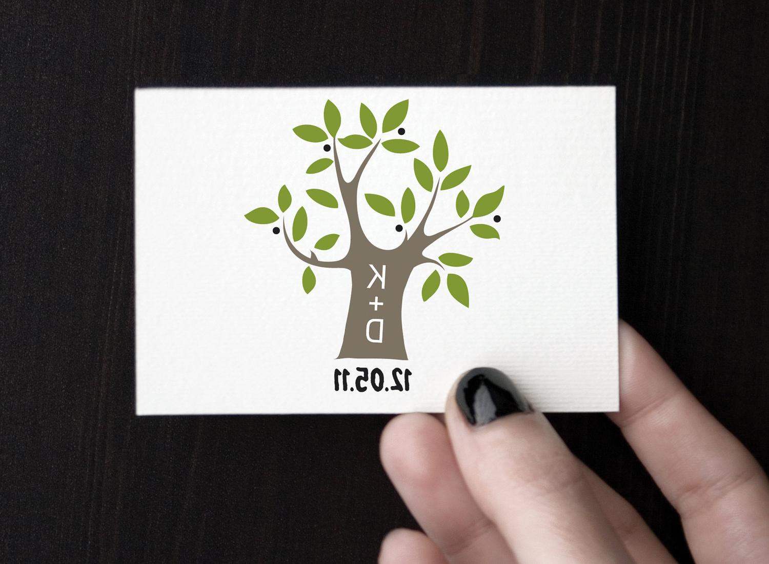 Wedding monogram - Olive tree