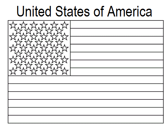 united states flag coloring pages for kids - photo #26