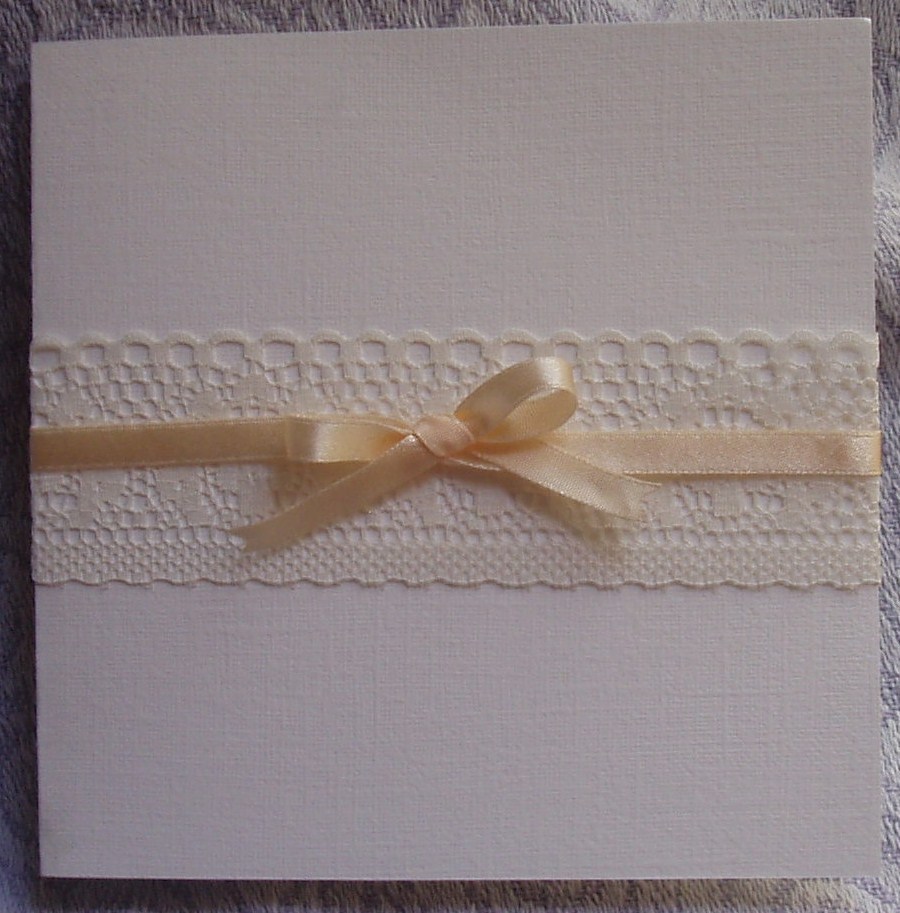 Lace Wedding invitation