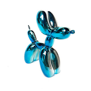 Two-Tone Cast Metal Balloon Dog After Jeff Koons