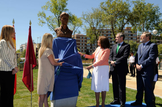 Inaugurados los Jardines de Miguel Ángel Blanco en Chamartín