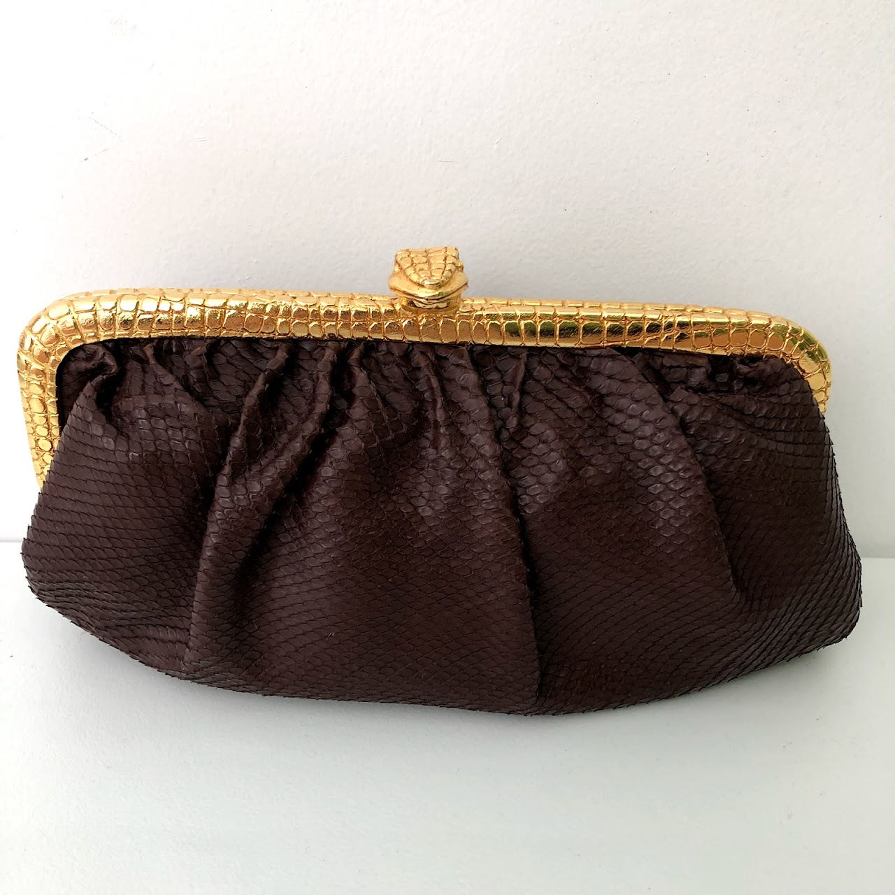 Clara Kasavina Python Clutch