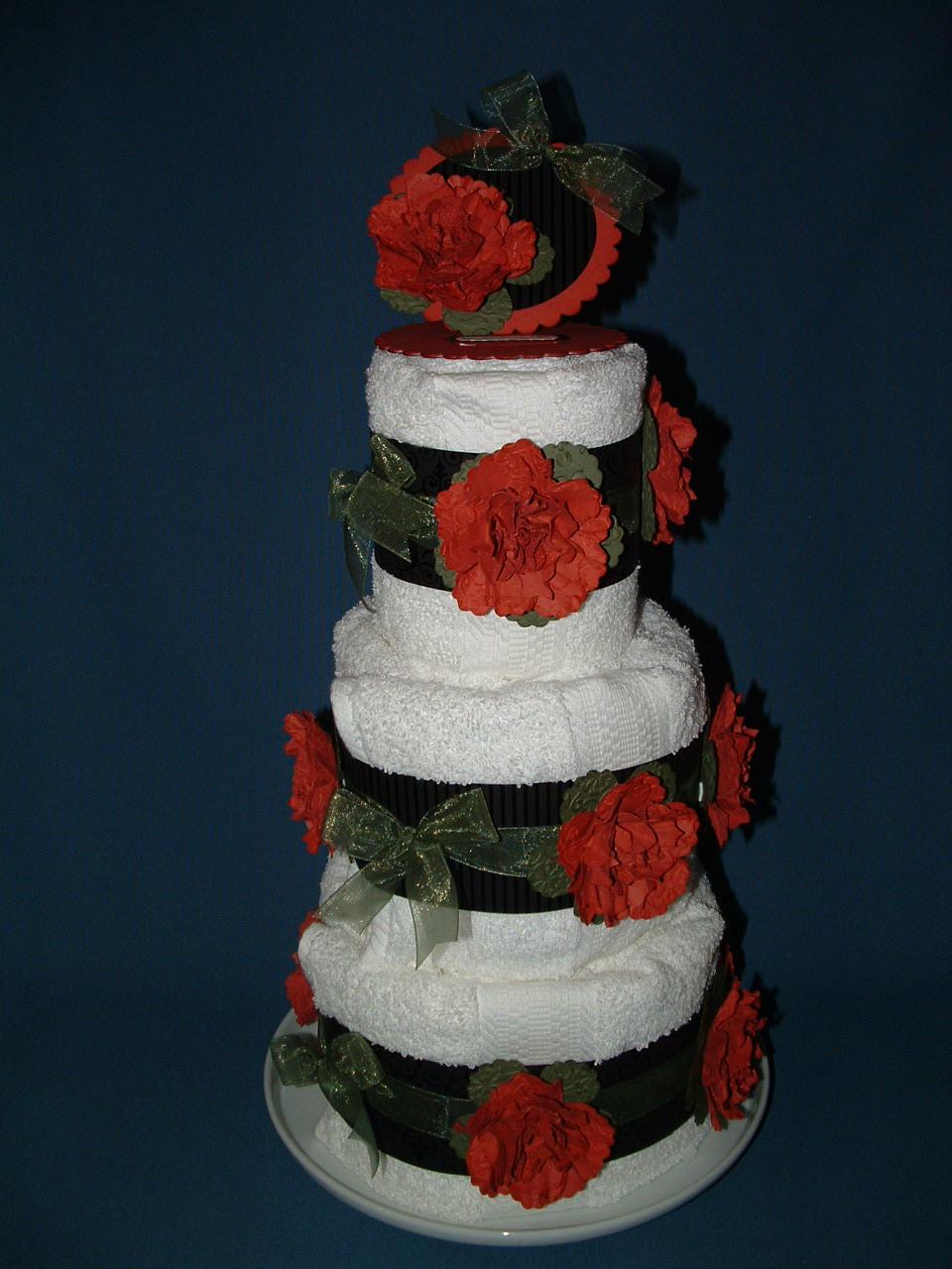 Wedding Towel Cake