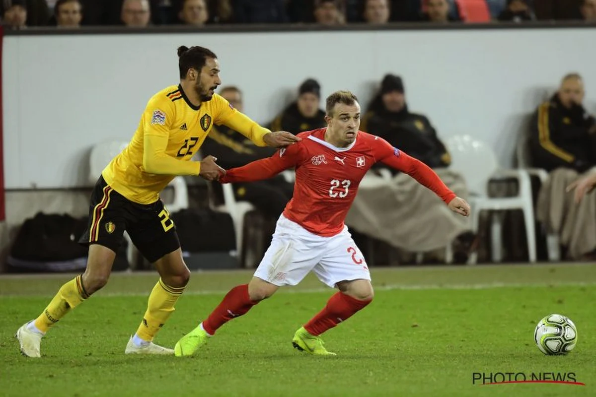 Chadli devait-il rester sur le banc contre la Suisse ?  "Sauf si c'est pour qu'il se casse la figure"