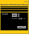 Operation And Maintenance Manual (OMM) KOMATSU BullDozer D65E-12 / D65P-12