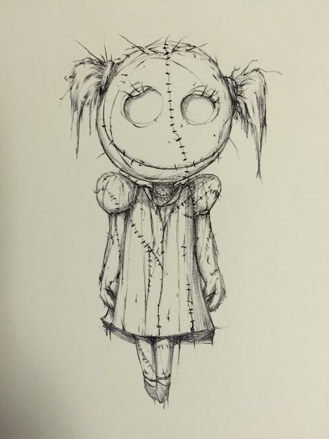 Mike's Art Blog: 8 #ragdoll #dead #monster #art #2dart #sketch # ...