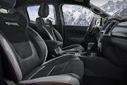 Standard high-grain leather seats provide both comfort and support.