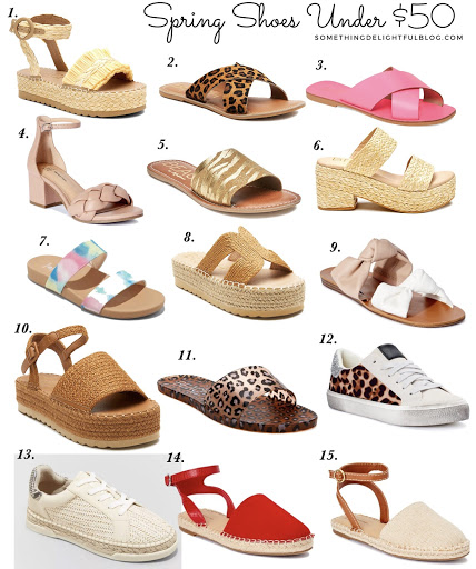 Something Delightful : Adorable Spring Shoes Under $50