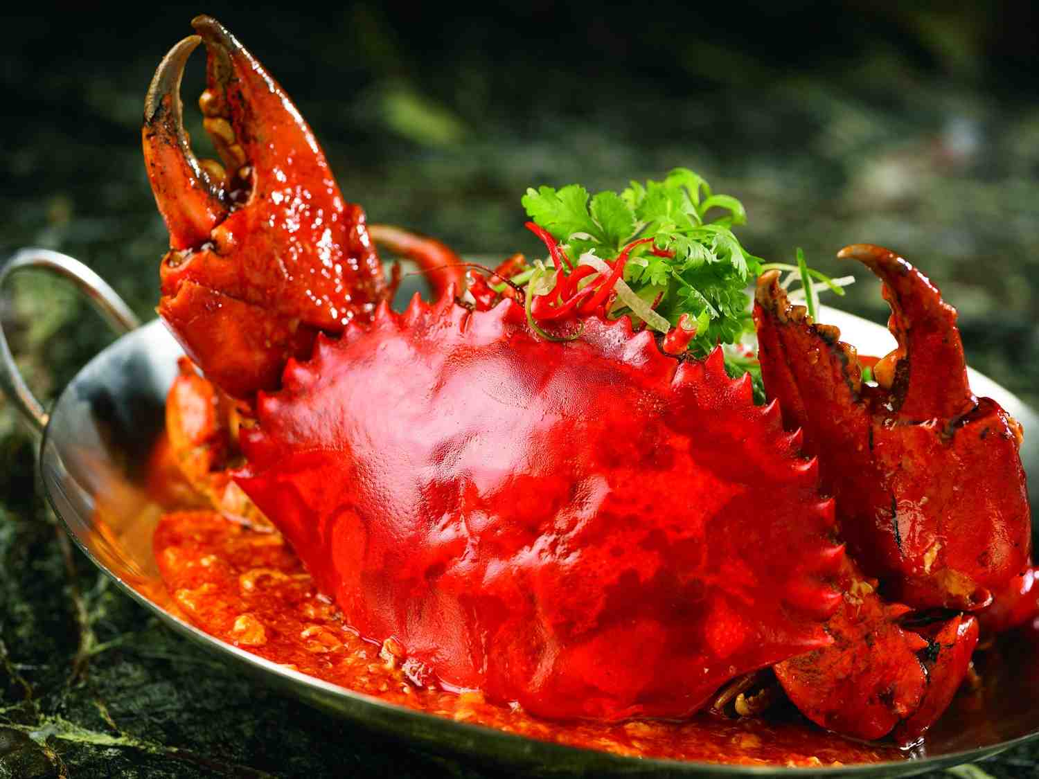 Китай краб. Chili Crab.