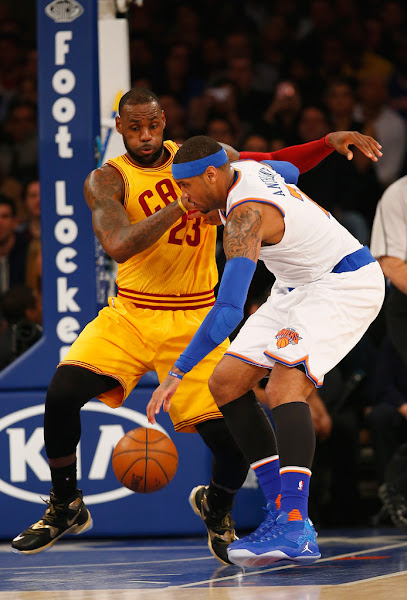 King James Wears Pure Gold LeBron 13 PE in Win at MSG