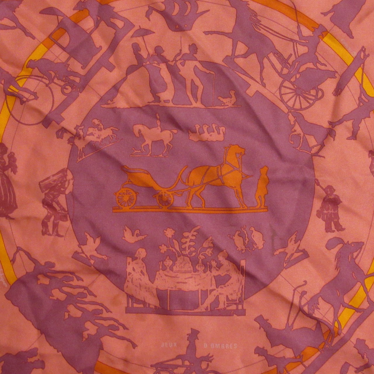 Hermès Jeux D'ombres Handkerchief