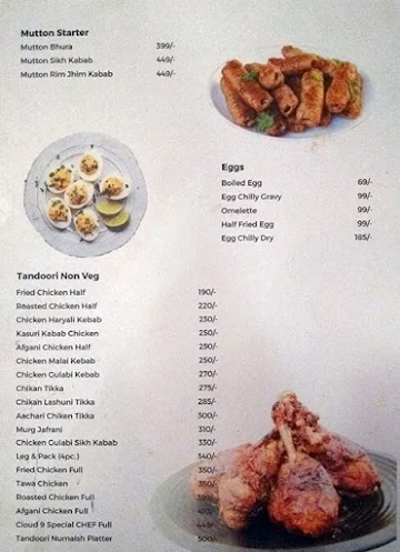 Rajasthan Royal Multi Cuisine Restaurant menu 