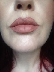 wearing Milani Amore Matte Lip Creme in Adore_3