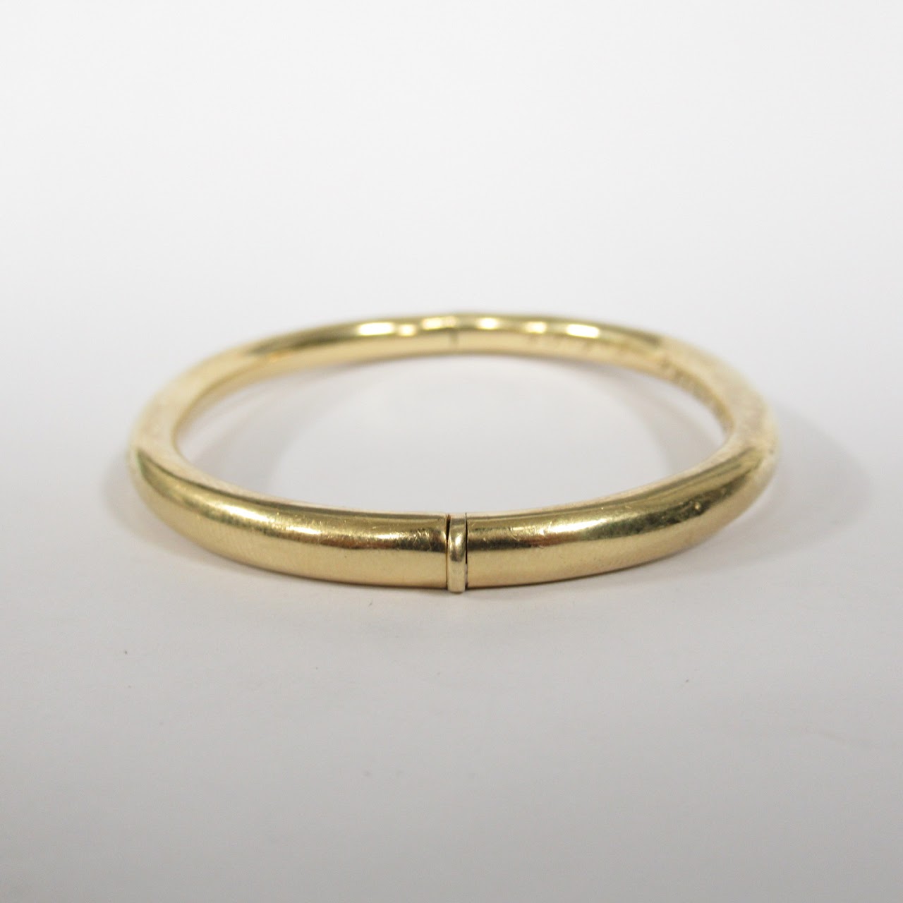 14K Gold Tubular Bracelet