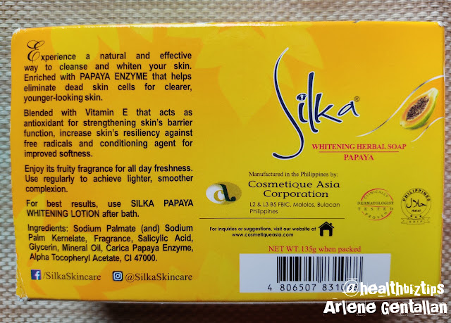 Silka Papaya Whitening Herbal Soap Review | @healthbiztips