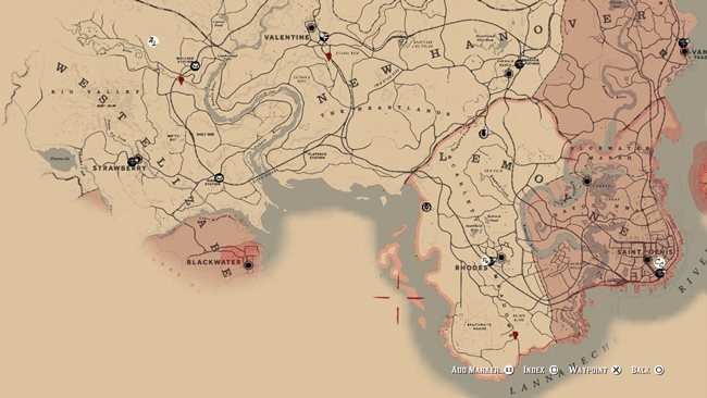 red dead redemption 2 serial killer locations guide 01 map bb