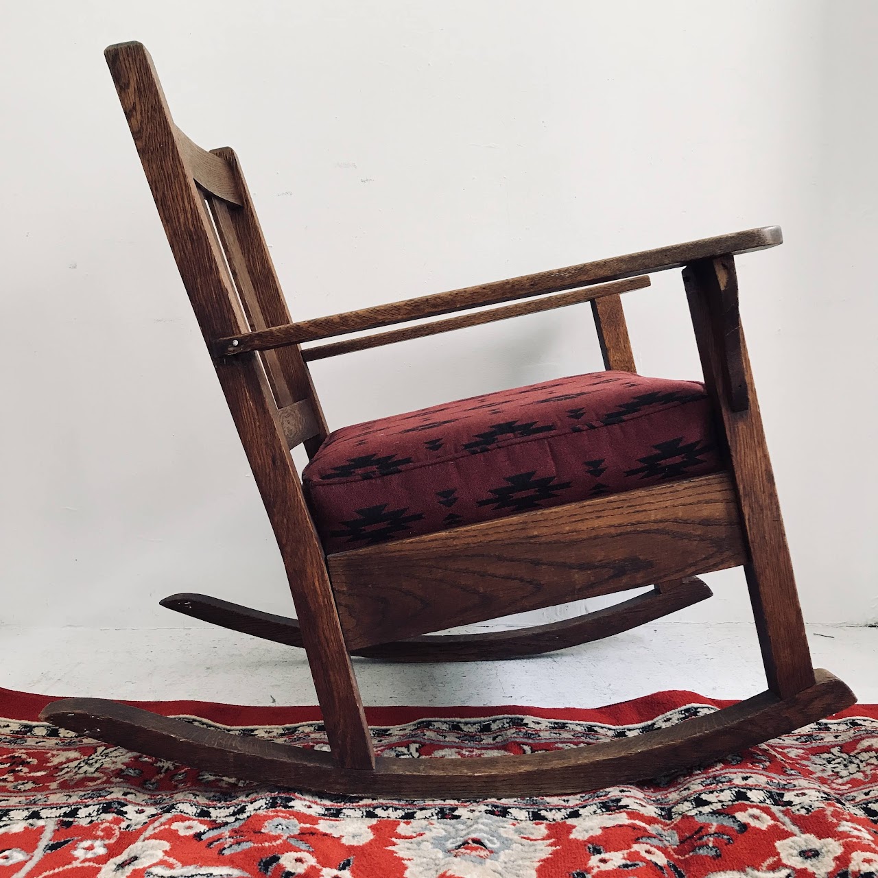 Mission Style Oak Rocking Chair