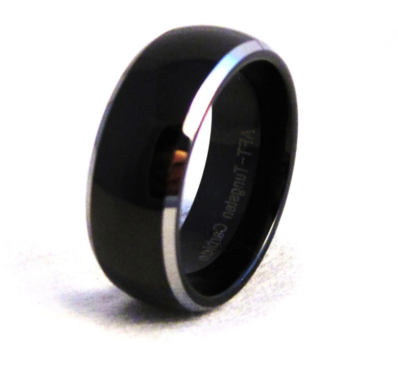 Black Tungsten Carbide Ring