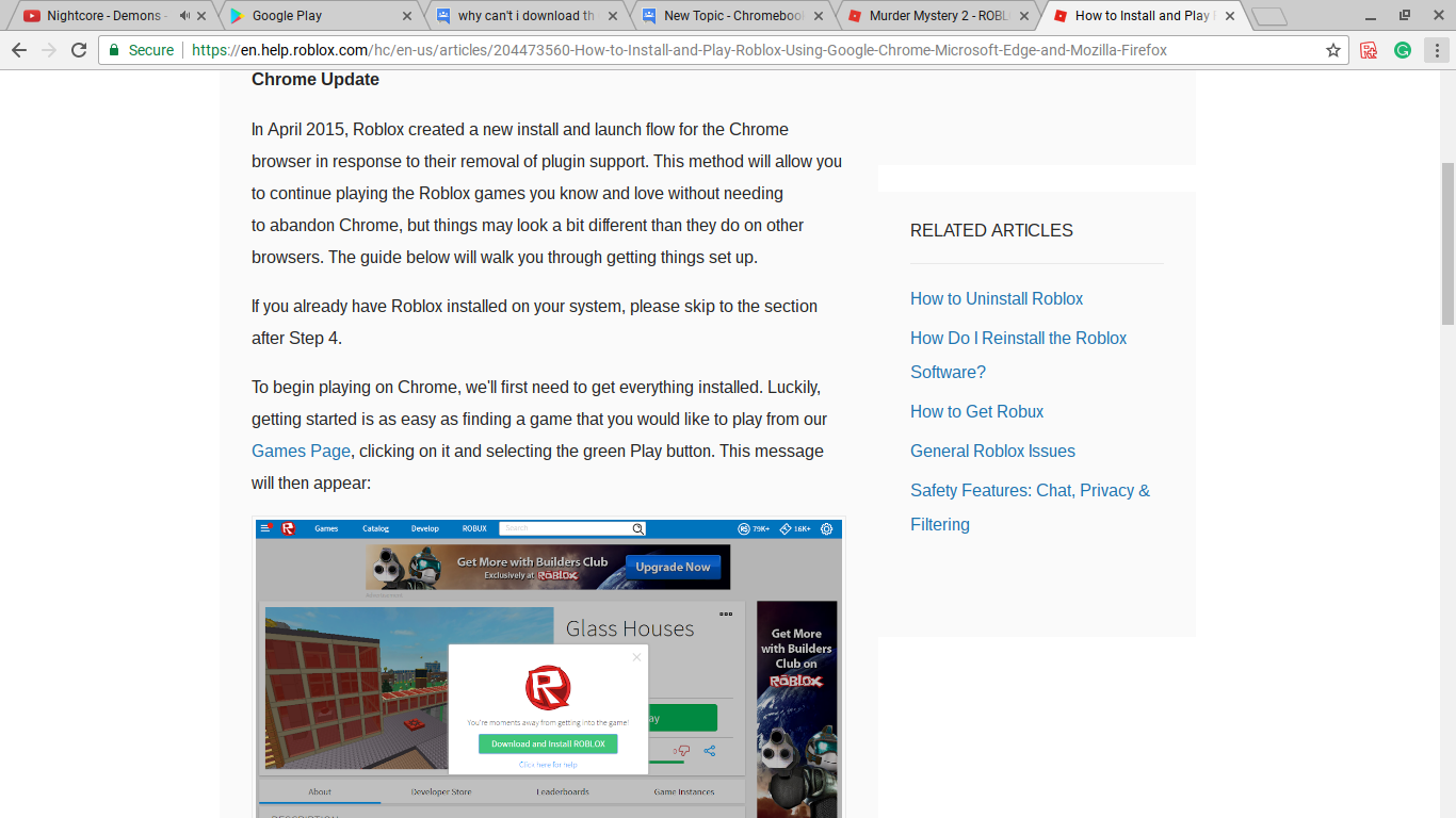 Why Couldnt I Download Roblox On My Chromebook Os When The - how do you download roblox on chromebook