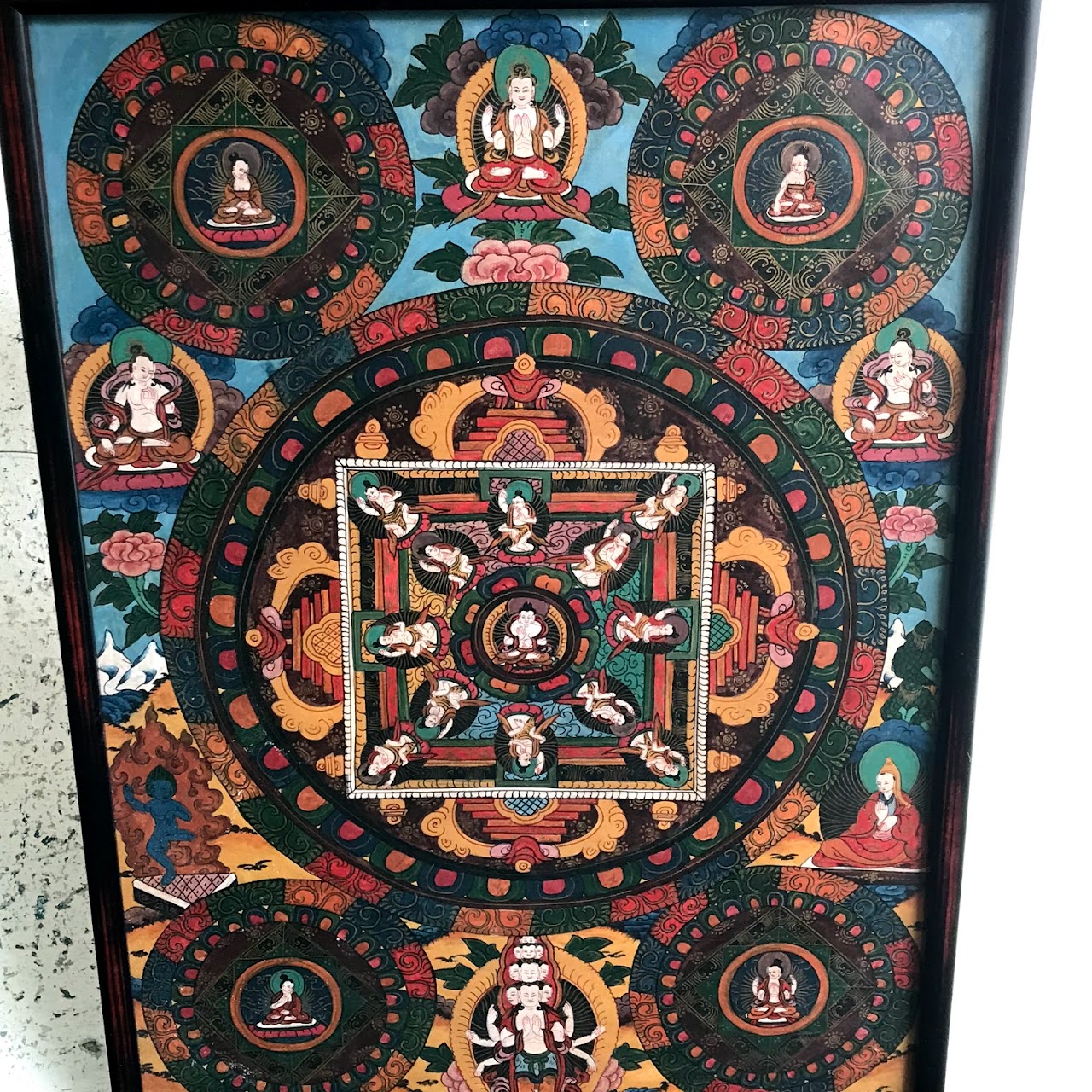 Tibetan Mandala Painting