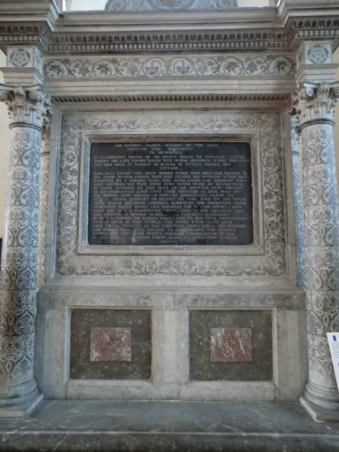 CIMG2560 Lady Palmer memorial, Chilham church