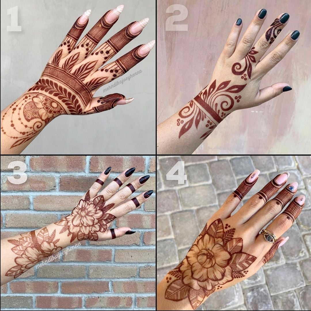 Traditional henna designs for Indian functions - Village Barber Stories