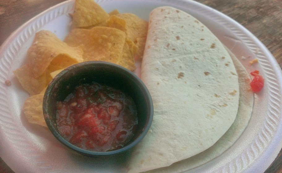 Quesadilla from Tijuana Flats