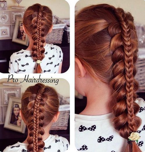 Cute Braided Hairstyles trendy for kids 2017 17
