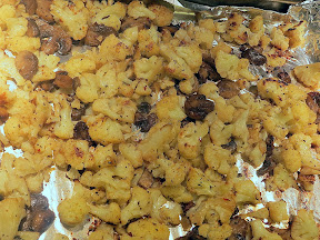 Quinoa with Roasted Cauliflower and Mushrooms Recipe: Roasted Cauliflower and Mushroom