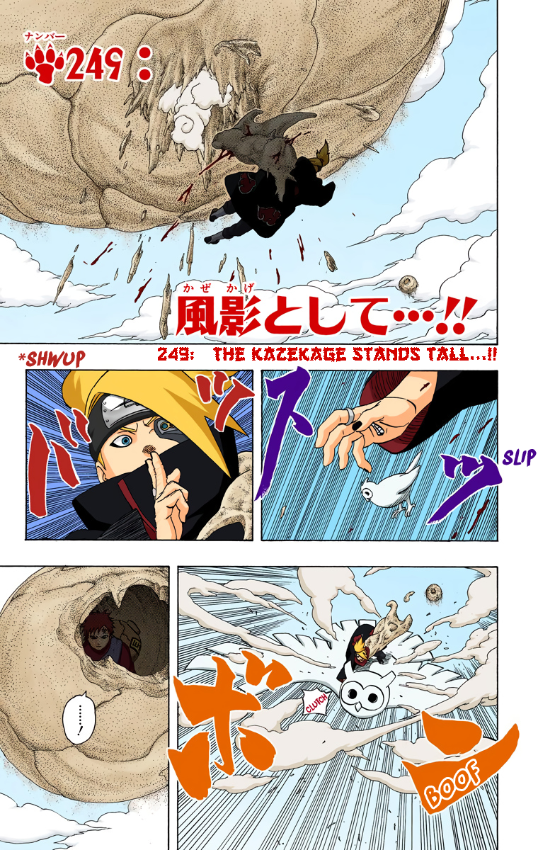 Chapter 249            The Kazekage Stands Tall...!! Page 0