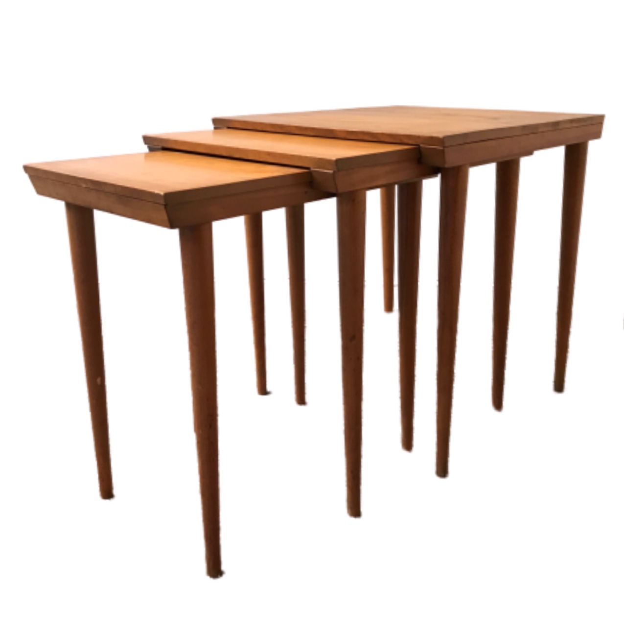 Mid-Century Nesting Table Trio