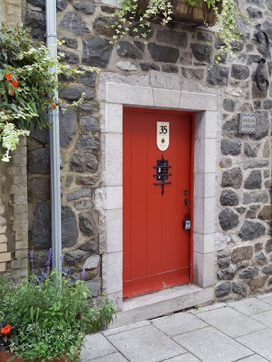 A door for children? Old Quebec City's Maze of Streets Reveals Crazy, Colorful Painted Doors