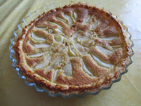 Tarte feuilletée poire amande